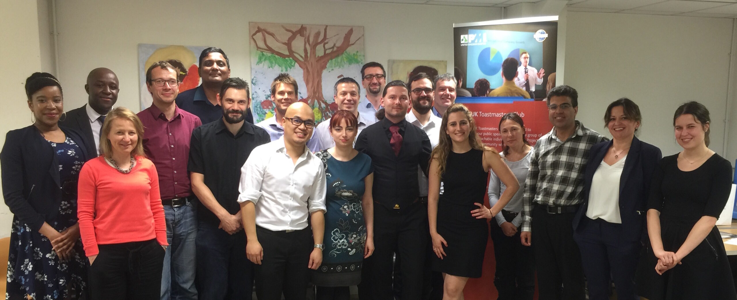 PMI UK Toastmasters Group Photo